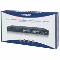Intellinet 560559 Netwerk switch 24 + 2 poorten 1 GBit/s PoE-functie - thumbnail