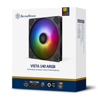 Silverstone VISTA 140 ARGB Moederbord Ventilator 14 cm Zwart 1 stuk(s) - thumbnail