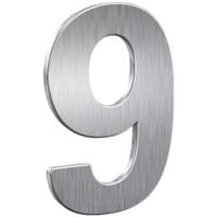 Basi 7300-0006 Huisnummerbord RVS - thumbnail