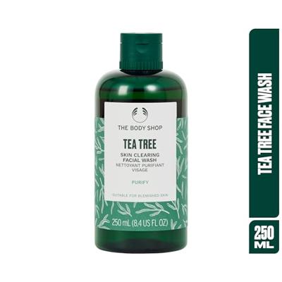The Body Shop Tea Tree Skin Clearing Facial Wash 250ml Make-up verwijderaar en reiniger The Body Shop Tea Tree Skin Clearing Facial Wash 250ml Make-up verwijderaar en reiniger