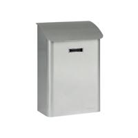 Practo Garden - Brievenbus - Leeds - Gelakt staal - Zilvergrijs - thumbnail