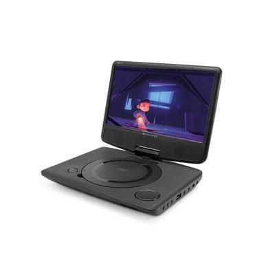 Draagbare DVD Speler Auto - 10 Inch Scherm met USB en Accu - Koptelefoonaansluiting - Zwart (MPD125)