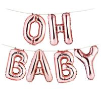 Oh Baby ballon Rosé (40CM) - thumbnail