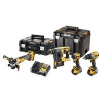 DeWalt DCK429P3T-QW Combiset DCD805 + DCG405 + DCH273 + DCF850, 18 V zwart, geel - thumbnail