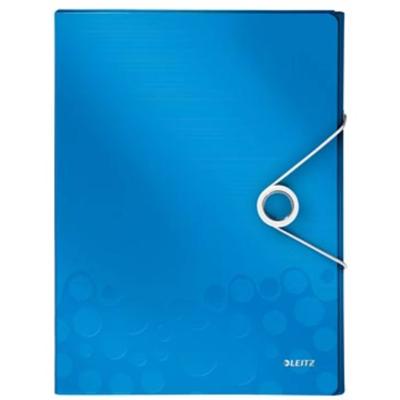 Leitz WOW elastobox ft A4, blauw