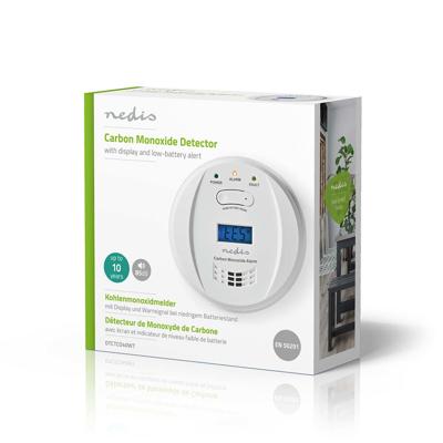 Koolmonoxidemelder | Batterij Gevoed | EN-conform: EN 50291 | Met testknop | 85 dB | Wit Koolmonoxidemelder | Batterij Gevoed | EN-conform: EN 50291 | Met testknop | 85 dB | Wit