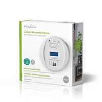 Nedis DTCTCO40WT Koolmonoxidemelder Batterij Gevoed Batterijlevensduur Tot: 5 Jaar En-conform: En 50291 Met Testknop 85 Db Wit - thumbnail