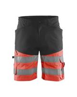 Blåkläder Short met stretch High-Vis 15411811 | Zwart/High Vis Rood | Maat 62 - 7330509799574 - thumbnail