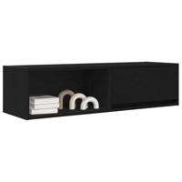 Tv-meubelen 2 st 100x31x25,5 cm bewerkt hout zwart - thumbnail