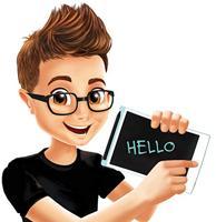 BUKI-tekentablet zwart - thumbnail