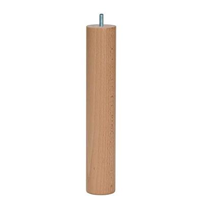 Meubelpoot rond Ø 4 cm en hoogte 26 cm van massief hout (M8)