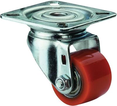 BS Rollen Zwenkwiel | wiel-d. 35 mm draagvermogen 100 kg | met schroefplaat | polyurethaan | 1 stuk - A600.C10.035 A600.C10.035 BS Rollen Zwenkwiel | wiel-d. 35 mm draagvermogen 100 kg | met schroefplaat | polyurethaan | 1 stuk - A600.C10.035 A600.C10.035