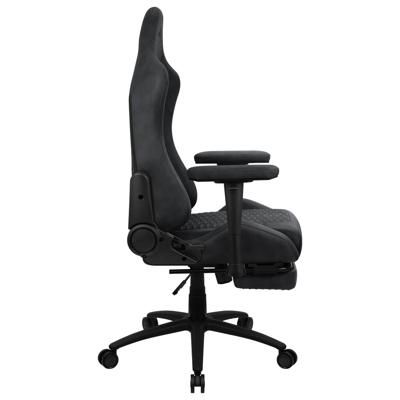Aerocool Royal AeroSuede Universele gamestoel Gecapitonneerde zitting Grijs