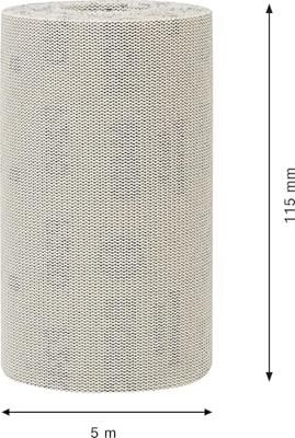 Bosch Accessoires Expert M480 schuurnetrol 115 mm, 5 m, K240 - 1 stuk(s) - 2608900791