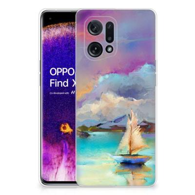 Smartphone hoesje OPPO Find X5 Boat Smartphone hoesje OPPO Find X5 Boat