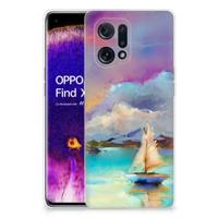 Smartphone hoesje OPPO Find X5 Boat - thumbnail