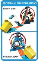 Hot Wheels Track Builder - Driedubbele loopingset - thumbnail