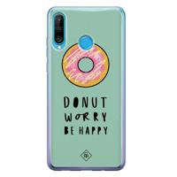 Huawei P30 Lite siliconen hoesje - Donut worry - thumbnail