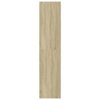 Hoge kast 50x41x185 cm bewerkt hout sonoma eikenkleurig - thumbnail