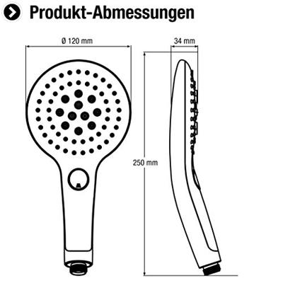 Cornat Handdouche Pecoriono 3S Ch/Zw - TECB3427 Cornat Handdouche Pecoriono 3S Ch/Zw - TECB3427