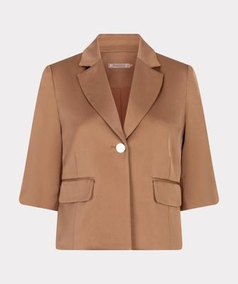 Esqualo Blazer Crêpe | Cappuccino