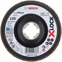 Bosch Accessoires X-LOCK Lamellenschijf schuin, kunststof Ø115mm, G 120, X571, 
Best for Metal - 2608621766 - thumbnail