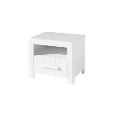 Vipack nachtkastje Erik - 1 lade - wit - Leen Bakker