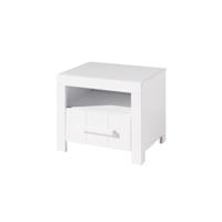 Vipack nachtkastje Erik - 1 lade - wit - Leen Bakker - thumbnail
