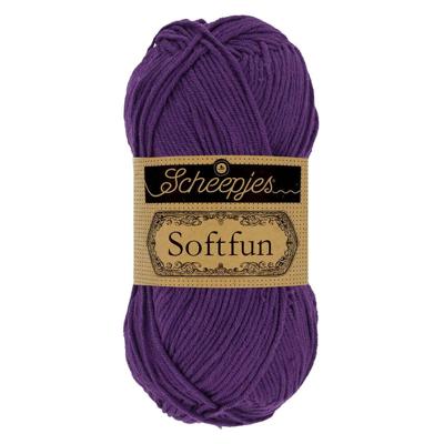 Scheepjes Softfun - 2515 Deep Violet - Haakgaren / Breigaren