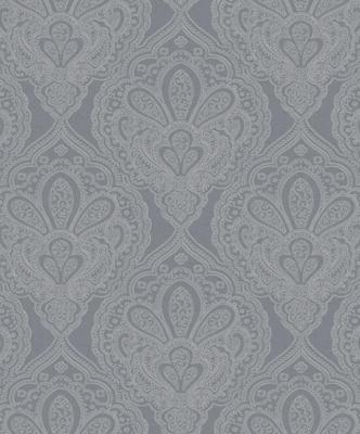 Noordwand Emporium Behang met grafische zilveren ornamenten DWP0247-02