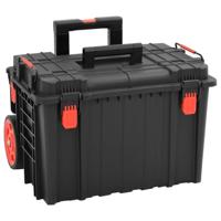 Flightcase draagbaar 56,5x34x16 cm PP zwart - thumbnail