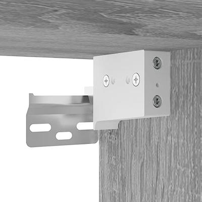 VidaXL Wandschoenenkast 100x35x38 cm bewerkt hout grijs sonoma