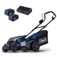 Scheppach Accu Grasmaaierset 2x20V BC-MP380-X (met 2 accu&apos;s) - 5911414400 - thumbnail