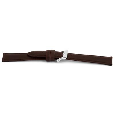 Horlogeband Universeel D036-XL Leder Bruin 14mm