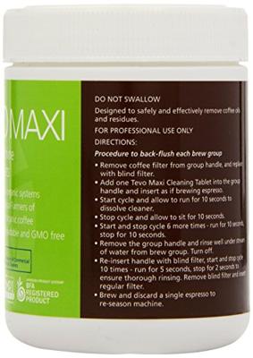 Cafetto Tevo® Maxi - reinigingstabletten voor koffiemachines (2,5 gram) - 150 stuks