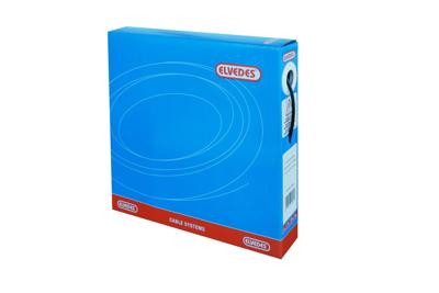 Elvedes Rem buitenkabel met voering ø5,0mm / 30 meter - zilver (in een doos)