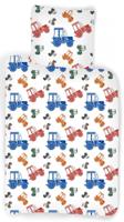 Sweet Home dekbedovertrek tractors 100 x 140 cm - Katoen - thumbnail