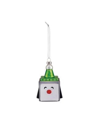 Alessi Le Palle Quadrate Kerstornament Cubik Penguin Alessi Le Palle Quadrate Kerstornament Cubik Penguin