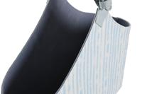 Tijdschriftenrek DKD Home Decor 49 x 17 x 45 cm Blauw Wit Mediterrane - thumbnail