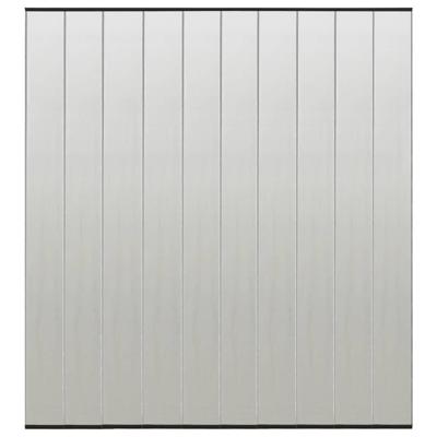 VidaXL Vliegengordijn 10-delig 240x240 cm mesh zwart