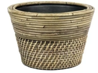 Drypot rotan lombok d32h26cm Van der Leeden - Van der leeden - thumbnail