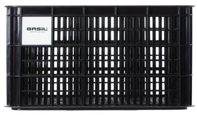 Gerecyclede fietskrat Basil Crate L 40.0 liter 39 x 49 x 26 cm - black Gerecyclede fietskrat Basil Crate L 40.0 liter 39 x 49 x 26 cm - black