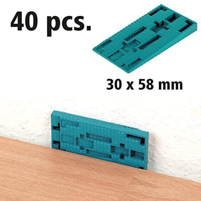 Wolfcraft Afstandswiggen | Van kunststof | 40 stuks - 6930000 Wolfcraft Afstandswiggen | Van kunststof | 40 stuks - 6930000