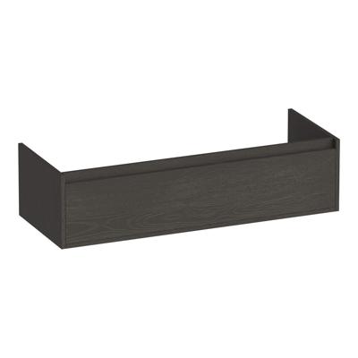 Brauer Hope - Onderkast - 120 cm - met 1 Softclose Lades Greeploos en 2 Sifon Uitsparingen Timber Anthracite