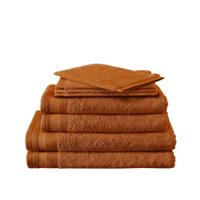 De Witte Lietaer Helene Handdoeken set met washanden Caramel, 6 delig - thumbnail