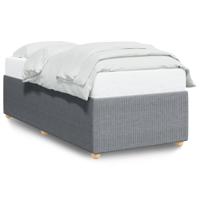 Bedframe zonder matras 120x190 cm stof lichtgrijs - thumbnail