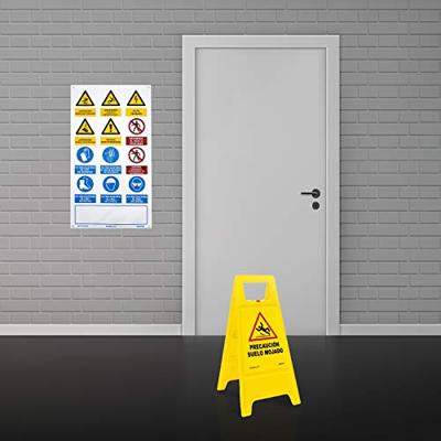 Folding panel caution wet floor Normaluz 30 x 21 x 62 cm