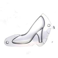 2 stuks 3D chocolade mal fondant cake dames hoge hak schimmel (kleine P033) - thumbnail