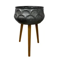 Bloempot Rainbow Grijs Ø33cm - thumbnail