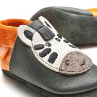 Orangenkinder babyslofjes Zebra grey-32-33 - thumbnail